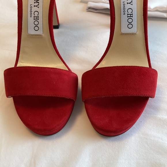 NWT Jimmy Choo Misty 100 in Suede - Picture 7 of 8